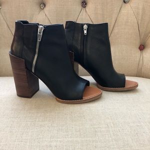 Open toe dolce vita booties
